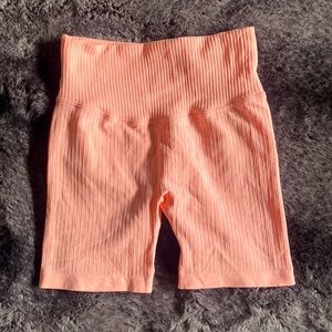 SHEIN pink bike shorts